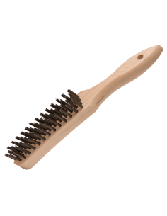 Brush: Four-row, Tech. descr.: polished steel 0.30 mm