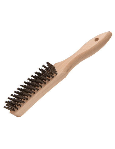 Brush: Four-row, Tech. descr.: polished steel 0.30 mm