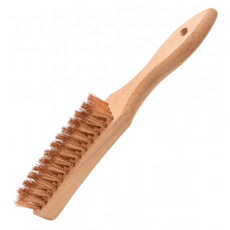 Brush: Four-row, Tech. descr.: corrugated bronze 0.15 mm