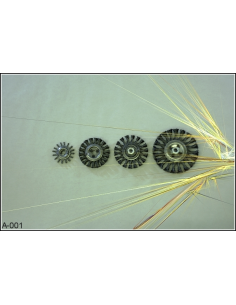 Brush: 75x13, Tech. descr.: polished steel 0.60 mm