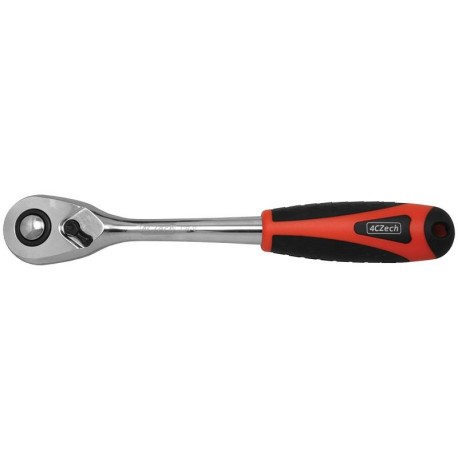 1/2″ Oval ratchet wrench with a switch 257 mm, 60 teeth