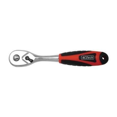 1/4″ Oval ratchet wrench with a switch 130 mm, 72 teeth