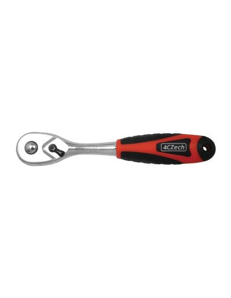 1/4″ Oval ratchet wrench with a switch 130 mm, 72 teeth
