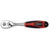 1/4″ Oval ratchet wrench with a switch 130 mm, 72 teeth