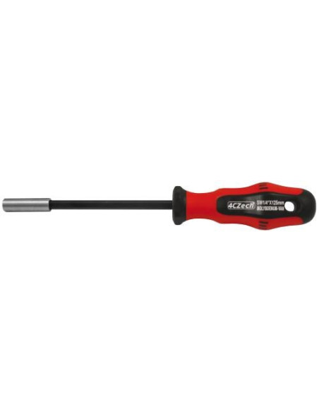 Držák bitů 1/4"  125mm s rukojetí profi