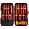 Set of insulated screwdrivers with replaceable handle, 13 pcs