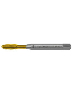 Machine tap M6 6GX HSSE TiN DIN 2174