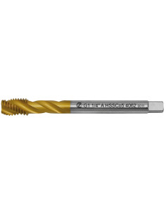 Machine tap G 1/4″ A HSSCo5 TiN DIN 5156 RSP35
