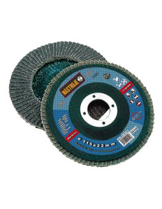Grinder flap disc diam. 125 mm zirconium gr.40 for stainless steel, diagonal 20 pcs per pack