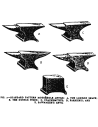 Anvil and stakes