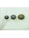 Double-row stem-mounted disc brushes
